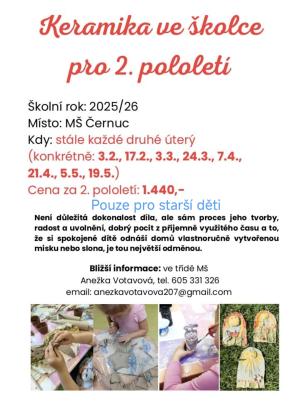 Keramika v MŠ